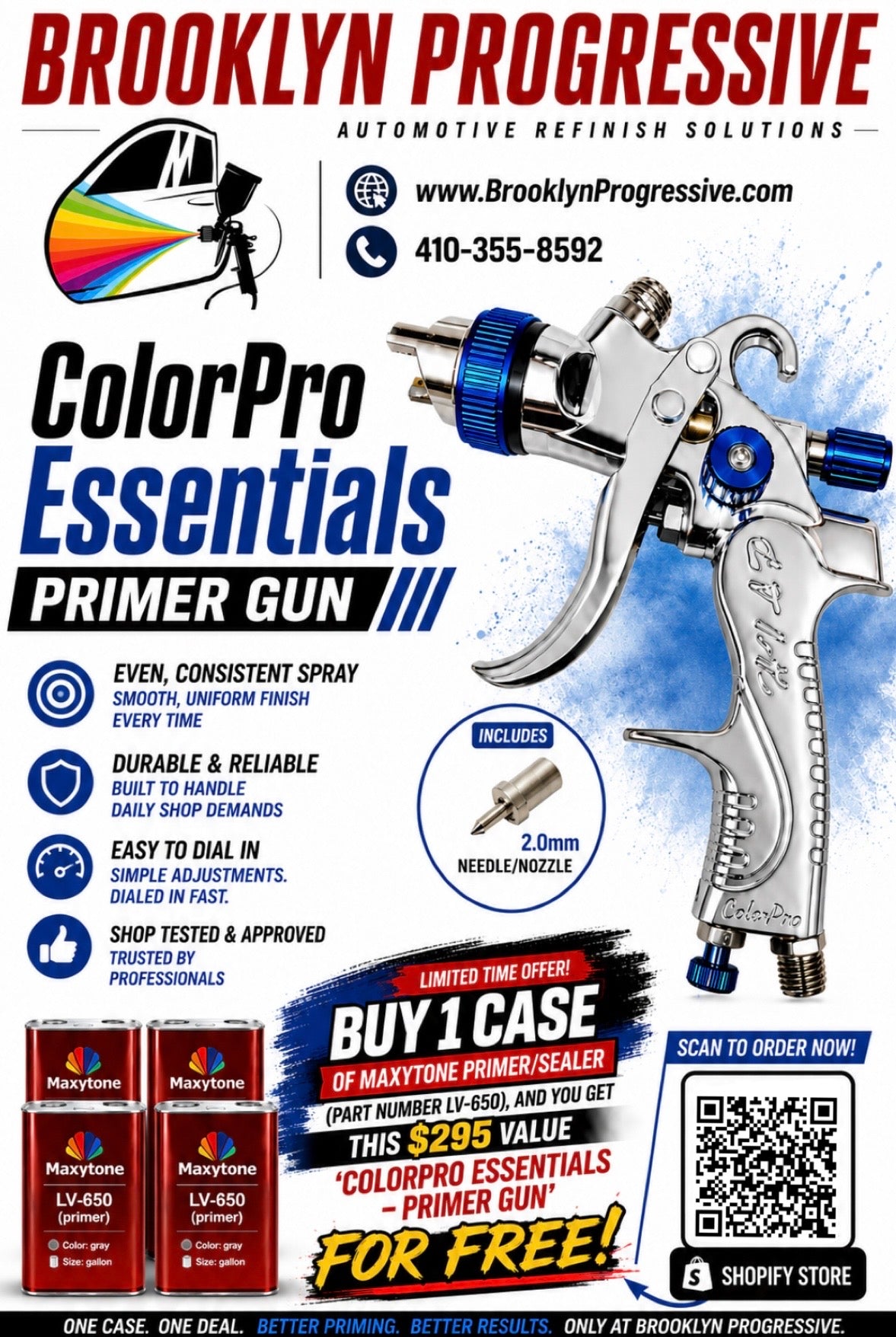 Primer & Hardener (Kit) - Maxytone LV-650 & LV-651 (Gray)