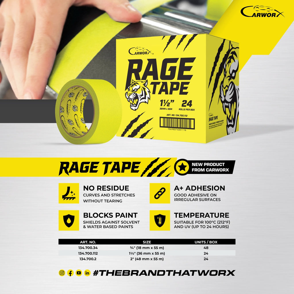Masking Tapes (1 & 1/2 inch) - Carworx