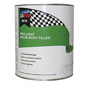 Finish Pro Inc. - FPR-210-2 - Pro-Light Value Body Filler, 0.8 Gallon