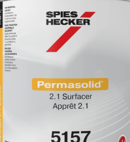 Spies Hecker - Permasolid 2.1 Surfacer 5157 - Dark Gray - 3.5 Liters