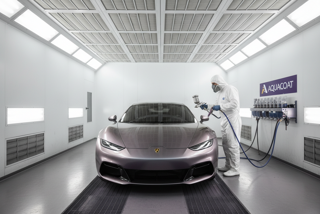 " Progressive Cure " - Automotive Refinish, Spray Paint Booth (H2O - water base)