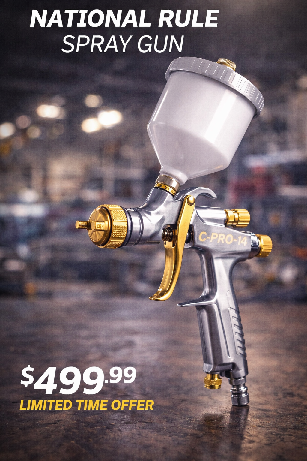 C-PRO-14 Spray Gun (National Rule - Conventional Spray Gun)