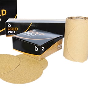 U.S. Chemicals - USC-082423 - Gold Pro 2500 Grit 6" Hook & Loop Discs, Bx/25